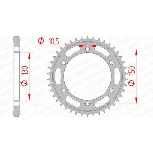 Afam Couronne Acier Standard 12606 - 525