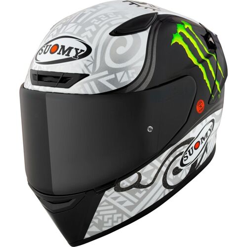 Suomy Track-1 Bagnaia Winter Test Monster Replica Casque, Blanc, Taille M Pour Hommes