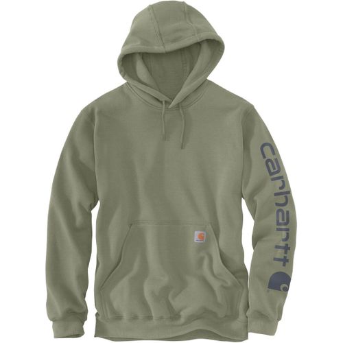 Carhartt Midweight Sleeve Logo 2025 Capuche, Vert, Taille L Pour Hommes