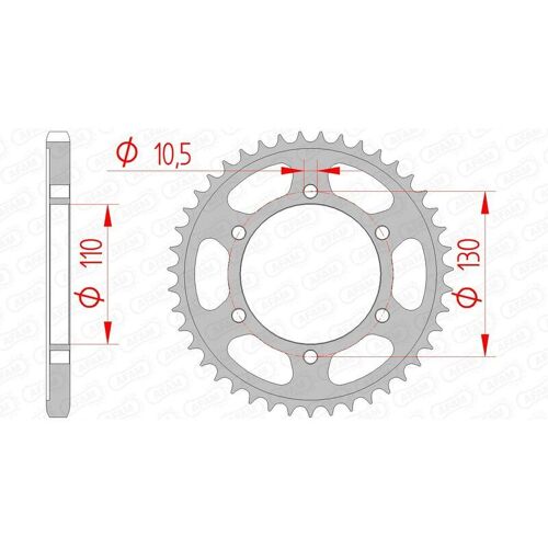 Afam Couronne Acier Standard 12815 - 525