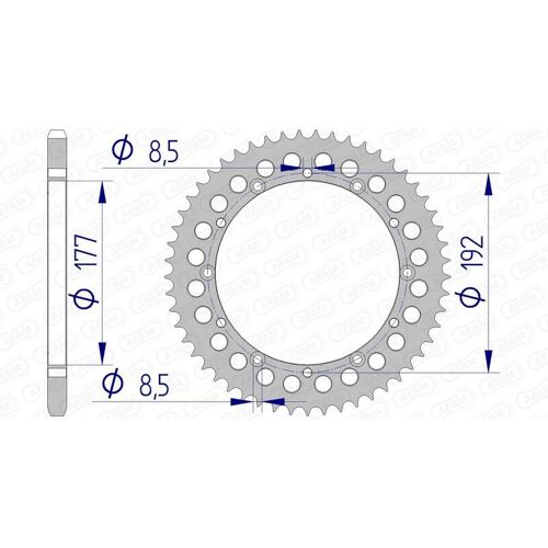Afam Couronne Aluminium 63300 - 520