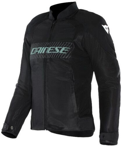 Dainese Herosphere Air Veste Textile De Moto Pour Femmes, Noir-Vert, Taille 52