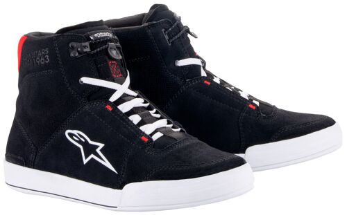 Alpinestars Chrome Chaussures De Moto, Noir-Blanc-Rouge, Taille 50 Pour Hommes