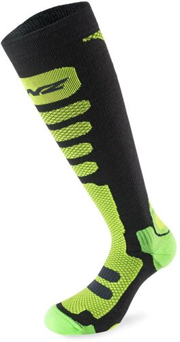 Lenz Free Tour 1.0 Chaussettes, Noir-Vert, Taille 45 - 47 Pour Hommes