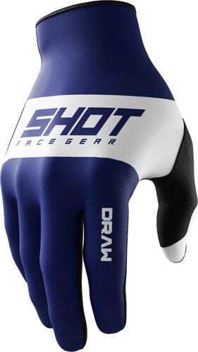 Shot Draw Sky Gants De Motocross, Bleu, Taille S M Pour Hommes