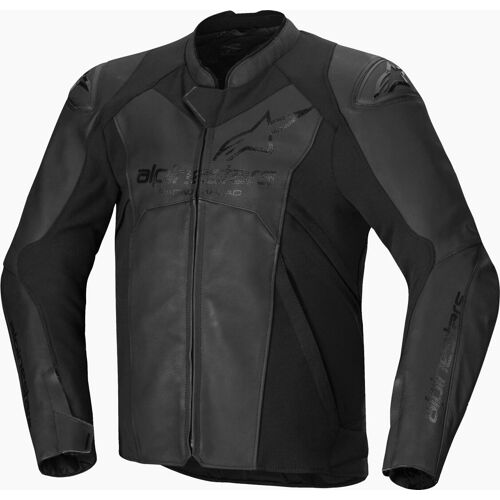 Alpinestars Faster V3 Blouson De Moto En Cuir, Noir, Taille 46 Pour Hommes