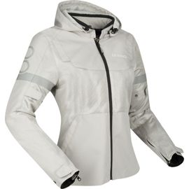 Bering Profil 17353 Veste Textile De Moto Pour Femmes, Gris, Taille 40