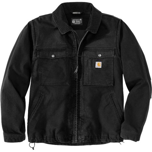 Carhartt Montana Rugged Flex Relaxed Fit Duck Insulated Veste, Noir, Taille M Pour Hommes
