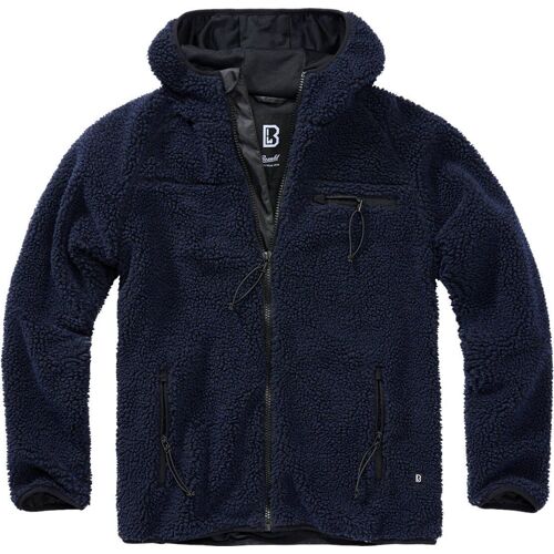 Brandit Teddyfleece Worker Veste, Bleu, Taille 2xl Pour Hommes