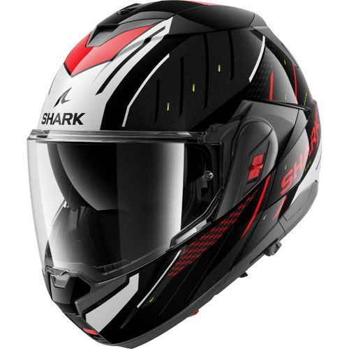 Shark Oxo Rydger Casque, Noir-Rouge-Argent, Taille M Pour Hommes