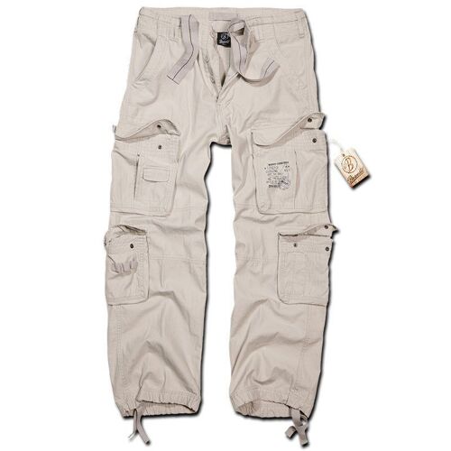 Brandit Pure Vintage Jeans/Pantalons, Blanc, Taille S Pour Hommes