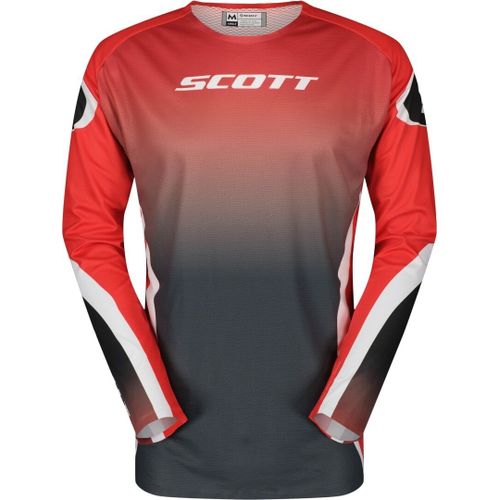 Scott Podium Pro Red Maillot De Motocross, Noir-Rouge, Taille M Pour Hommes