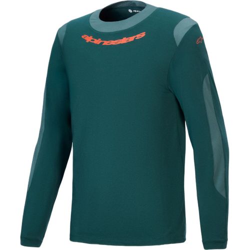 Alpinestars A-Dura Dri Wool Maillot De Vélo À Manches Longues, Vert, Taille S Pour Hommes