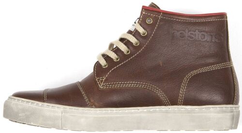 Helstons Basket C5 Aniline Bottes De Moto, Brun, Taille 40 Pour Hommes