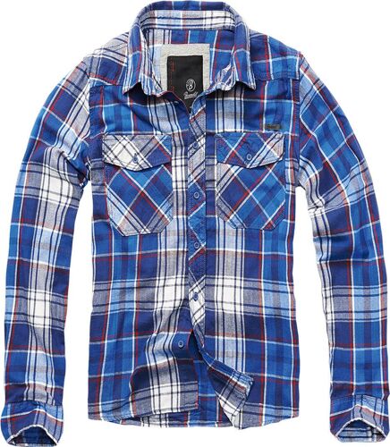 Brandit Check Chemise, Bleu, Taille S Pour Hommes