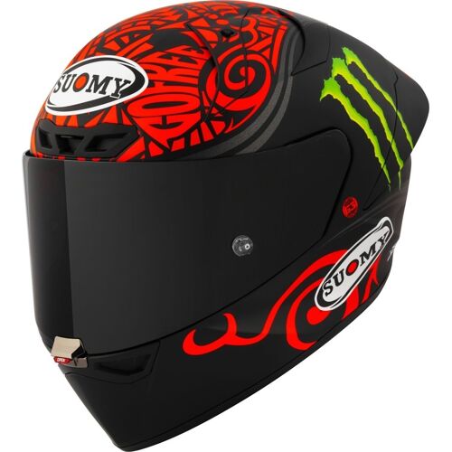 Suomy S1-Xr Gp Bagnaia Monster Replica 2024 Casque, Noir-Orange, Taille L Pour Hommes