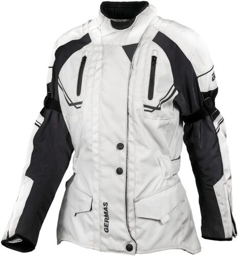 Gms Taylor Veste Textile De Moto Pour Dames, Noir-Beige, Taille S Pour Femmes