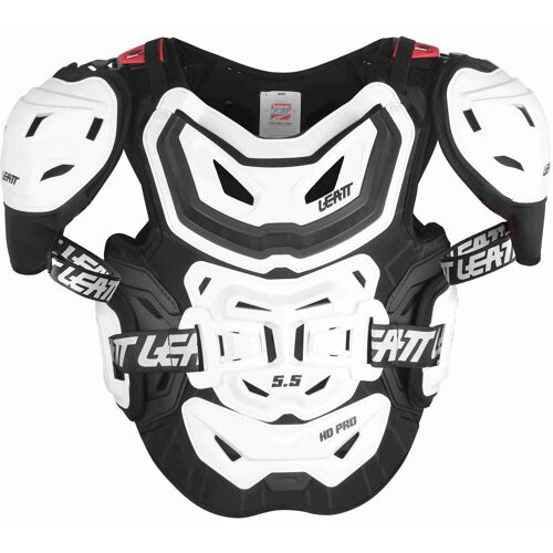 Leatt 5.5 Pro Hd Protecteur Thoracique, Blanc, Taille S M L Xl Pour Hommes