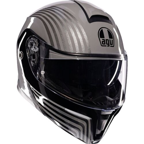 Agv Streetmodular Iseo Casque, Noir-Gris, Taille Xl Pour Hommes