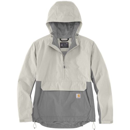 Carhartt Rain Defender Loose Fit Lightweight Packable Veste Femme, Gris, Taille L Pour Femmes