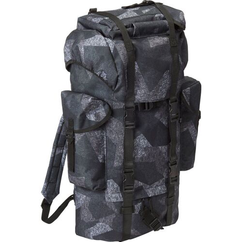 Brandit Nylon Sac À Dos, Noir-Gris Pour Hommes