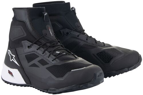 Alpinestars Cr-1 Chaussures De Moto, Noir-Blanc, Taille 39 Pour Hommes