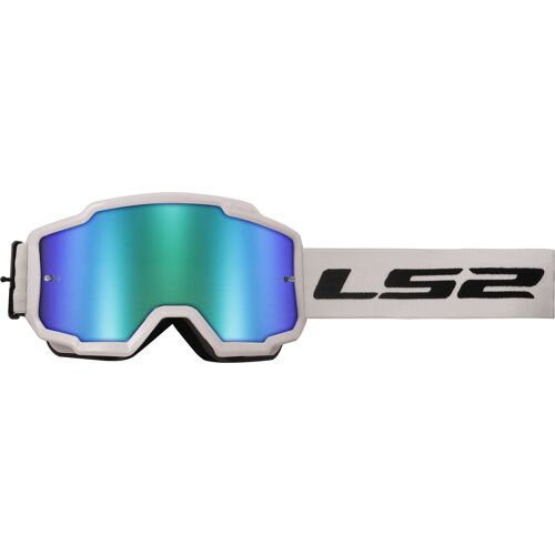 Ls2 Charger Lunettes De Motocross, Blanc Pour Hommes