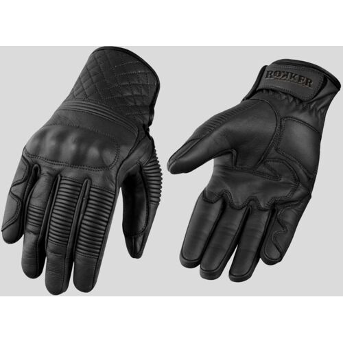 Rokker Tucson Gants De Moto, Noir, Taille S Pour Hommes