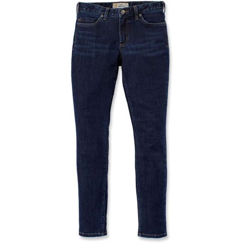 Carhartt Rugged Flex Slim-Fit Layton Pantalon Skinny Ladies, Bleu, Taille 38 Pour Femmes