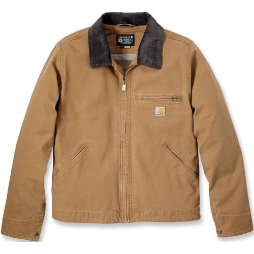 Carhartt Rugged Flex Relaxed Fit Duck Detroit Veste, Brun, Taille 2xl Pour Hommes