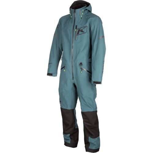 Klim Ripsa 2023 Combinaison De Motoneige Une Pièce, Noir-Vert-Bleu, Taille Xs Pour Hommes