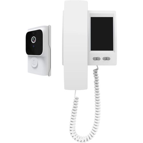 Système De Porte Vidéo De 4,5 Pouces, Écran Ips Sans Fil, Avec Caméra De Porte, Téléphone Portable, Interphone Sans Fil, Interphone Infrarouge, Vision Nocturne, Intercom À 2 Voies Pour
