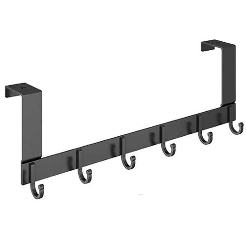 Porte Manteau Pour Porte - Porte Manteau Porte Pour Chambre À Coucher Salle De Bains Cuisine, Patere Porte, Porte Manteau (6Hook)