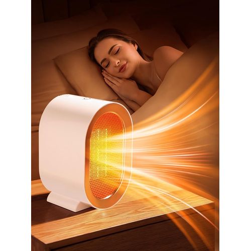 lbgwp60-Chauffage D'Appoint, 2 Secondes De Chauffage Soufflant Silencieux Radiateur Electrique, 2 Modes Radiateur Soufflant Salle De Bain,Portable Mini Chauffage Electrique Petit Chauffage D'Appoint