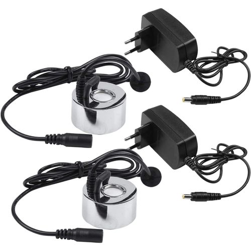 lbgwp60-Lot De 2 Humidificateurs D' À Ultrasons Avec Pr 45 Mm - Fabricant Industriel - Incubateur 24 V - Bâtonnets De Nébulisation - Tête De Fogger - Eu Plug