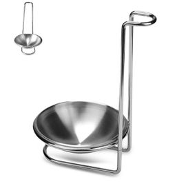 Piao Repose-Cuillère En Acier Inoxydable Support Vertical Pour Louche À Soupe-Yuyu