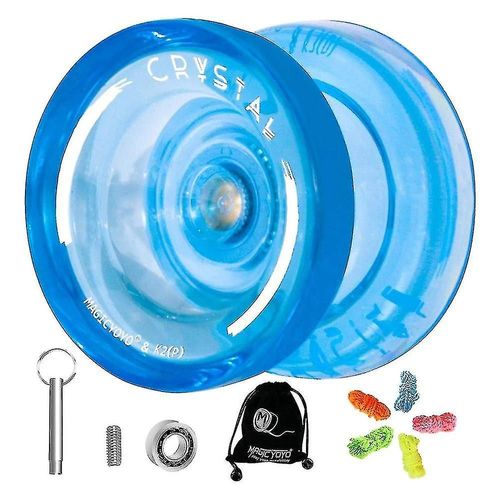 K2 Plus Crystal Responsive Yoyo,double yo-yo avec remplacement non réactif pour intermédiaire,blue-yuyu