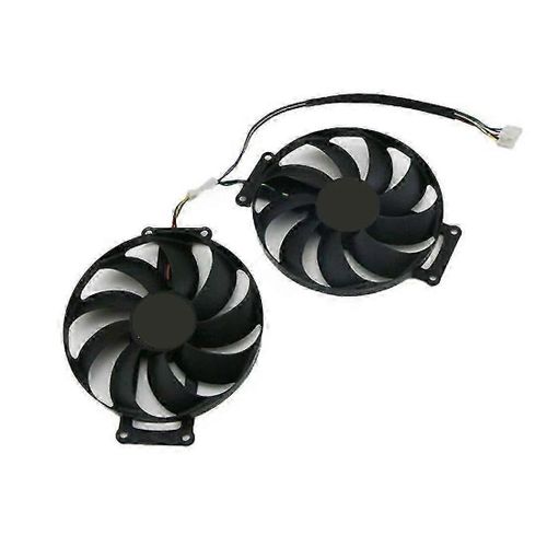 1 paire de ventilateurs de refroidissement pour carte graphique ASUS RTX 2060 Super 2070 GTX1660Ti DUAL EVO OC