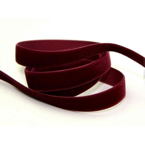 Ruban De Velours 36mm Mini Rouleau 5m 9390 Bordeaux - Par Rouleau De 5 Mètres