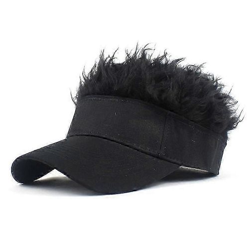 Casquette De Baseball De Golf Avec Faux Cheveux, Visière Solaire, Chapeau Amusant À Pointes Pour Homme