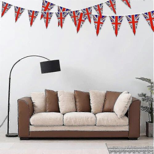 2023 30pcs Union Jack Triangulaire Bunting Flags King Charles Iii Coronation Decor Double Face British Bunting Flag For Celebration Party Decoration