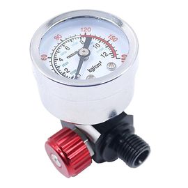 Pistolet Régulateur De Pulvérisation Pneumatique Manomètre 1/4 "avec Piège à Eau En Ligne Séparateur De Filtre à Air Kit D'outils - Bricolage