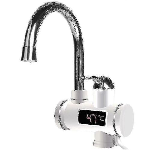 Robinet de cuisine à chauffage instantané électrique,robinet d'eau chaude rapide avec affichage de la température LED,norme UE