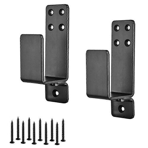 Supports De Barricade De Porte Robustes Avec Support De Barre De Sécurité 2x4 Amélioré,Noir
