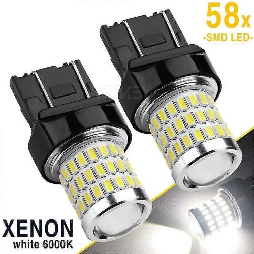 Ampoules Led Pour T20 580,Compatible Drl 7443 W21/5w 12v Remplacement De La Lumière