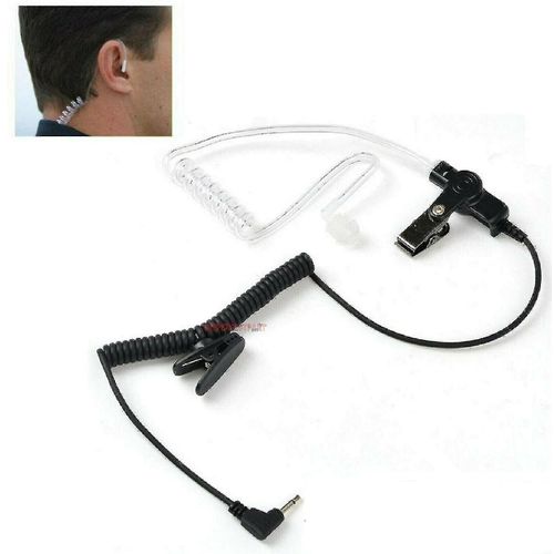 3,5 mm Police Listen Only Casque d'oreillette à tube acoustique pour micro de haut-parleur Motorola