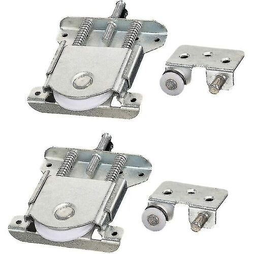 Portes Coulissantes Pour Porte D'armoire,Roues,Roues,Roues,Rouleaux,Guides Avec Coussin D'amortisseur,Capacité De Charge 20 Kg2pcs-Yuhao