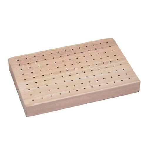 Porte-Brochette Alimentaire En Bois Apéritif Pic À Fruits Stand Présentoir Alimentaire Avec Trous-Hy