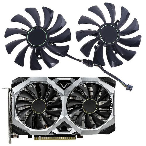 1 paire Ha9010h12f-z 4pin refroidisseur ventilateur de remplacement pour msi gtx 1060 1660ti rtx 2060 ventus xs c ventilateur de carte graphique haoyi