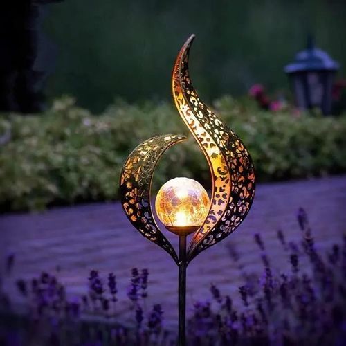 Solaire Lampadaire Extérieur - 1pcs Lampe Solaire Flamme | Decoration De Jardin | Lumières Pour L\'extérieur